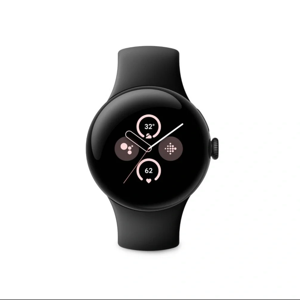 Google Pixel Watch 2 Wifi - Matte Black Aluminum Case / Obsidian Active Band